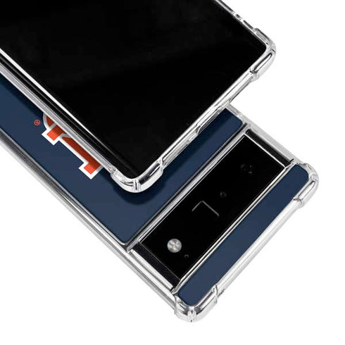 Auburn University Logo Blue Google Pixel 6 Clear Case
